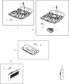 Jeep Renegade Dome Light Diagram - 6RZ52MS7AA
