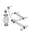 Jeep Liberty Control Arm Diagram - 52125322AB