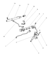Jeep Grand Cherokee Fuel Injector Diagram - R8028405AA
