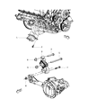 Ram Dakota Engine Mount Diagram - 52013520AC