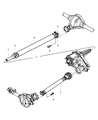 Chrysler Aspen Drive Shaft Diagram - 52853018AD