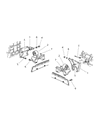 Jeep Cherokee Engine Mount Bracket Diagram - 52059102