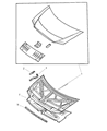 Chrysler Voyager Hood Diagram - 4860455AB