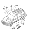 Dodge Durango Mirror Switch Diagram - 56040676AA
