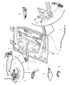 Dodge Magnum Door Latch Assembly Diagram - 4589071AC