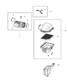 Jeep Air Filter Box Diagram - 53011129AB