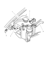 Chrysler Cirrus Coolant Reservoir Diagram - 4592165