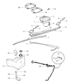 Dodge Ram Wagon Windshield Wiper Diagram - 55076885AA