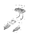 2022 Jeep Renegade Fuel Tank Strap Diagram - 68489738AA