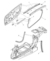 Chrysler Prowler Door Seal Diagram - 4786214AC
