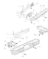 Dodge Ram Wagon Bumper Diagram - 55234668AB
