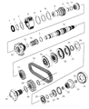 Jeep Brake Drum Diagram - 5143984AA