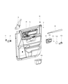 Ram 5500 Mirror Cover Diagram - 1HA43DX9AA