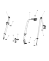 2014 Dodge Charger Seat Belt Diagram - 1UB441L1AB