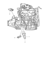 Dodge Dart Back Up Light Switch Diagram - 68110115AA