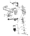 Ram Steering Knuckle Diagram - 68329801AA