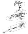 Ram Steering Column Diagram - 5MZ071U1AA