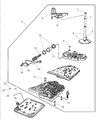 Chrysler Automatic Transmission Filter Diagram - 4864505AB