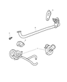 Chrysler EGR Valve Diagram - 4861579AC
