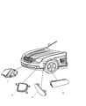 Chrysler Crossfire Fog Light Diagram - 5099703AA