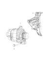 Jeep Renegade Alternator Diagram - 4727796AA