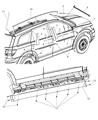 Dodge Journey Weather Strip Diagram - 5076859AC