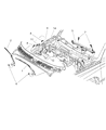 Dodge Durango Wiper Pivot Diagram - 55154863AC