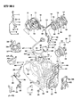 Dodge Colt Drain Plug Diagram - MB569390
