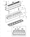 2001 Jeep Cherokee Cylinder Head Gasket Diagram - 53020754AB