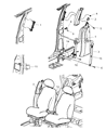 Chrysler Cirrus Seat Belt Diagram - 4645780