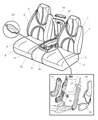 Chrysler Cirrus Seat Belt Diagram - 4856560