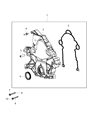 Dodge Durango Timing Cover Diagram - 68416971AB