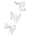 1999 Jeep Cherokee Drive Belt Diagram - 53012002