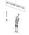 Jeep Wrangler Lash Adjuster Diagram - 53010574AB