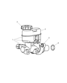 2004 Dodge Neon Brake Master Cylinder Diagram - 5069001AA