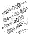 Dodge Ram 3500 Transfer Case Shim Diagram - 4882957