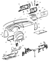 2004 Chrysler Crossfire Lift Support Diagram - 5099512AA
