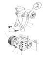 Chrysler Sebring A/C Compressor Diagram - 4595666
