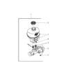 2006 Dodge Ram 1500 Brake Master Cylinder Diagram - 5183886AA