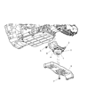 Dodge Magnum Transmission Mount Diagram - 4578179AB
