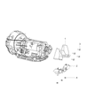Ram 1500 Classic Engine Mount Diagram - 68089043AA