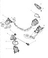 Dodge Intrepid Engine Mount Diagram - 4593285