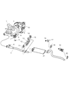 2000 Jeep Cherokee Muffler Diagram - 52101052AF