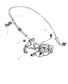 Dodge Accelerator Cable Diagram - 53031715AA