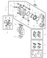 Chrysler Sebring Brake Caliper Piston Diagram - MR527609