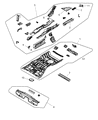 2013 Chrysler 200 Floor Pan Diagram - 5076043AF