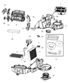 2011 Dodge Nitro Blower Motor Diagram - 68038826AB