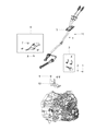 2017 Jeep Renegade Shift Cable Diagram - 68263860AA
