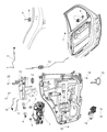 Dodge Nitro Window Motor Diagram - 68004825AA