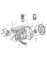 Jeep Flywheel Diagram - 5093957AA